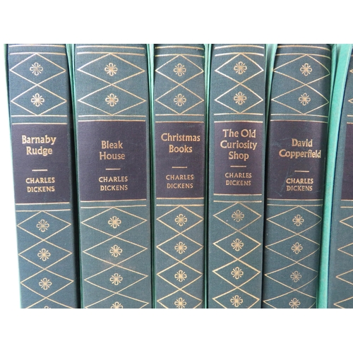 760 - 8 Folio Society book, 6 of which are by Charles Dickens.