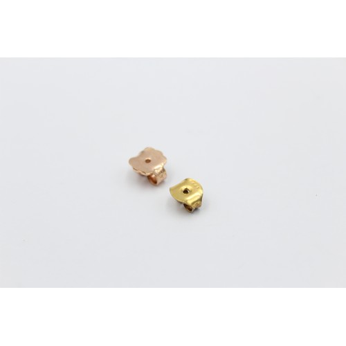 387 - 10ct gold ruby stud earrings (3.1g)     788743