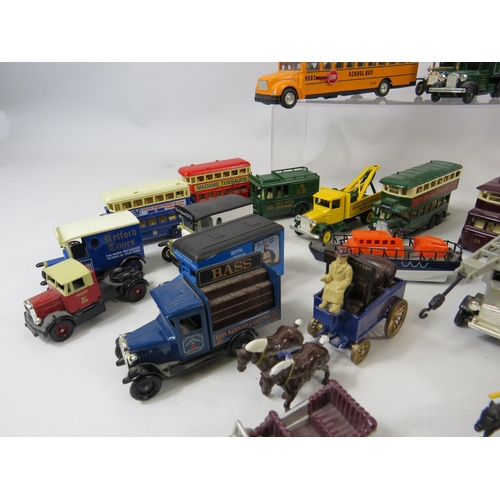 1082 - Selection of playworn diecast Advertising vehicles, Days Gone, Lledo etc.