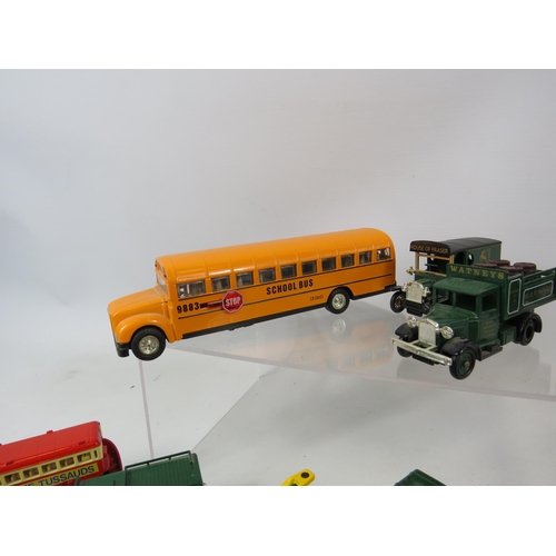 1082 - Selection of playworn diecast Advertising vehicles, Days Gone, Lledo etc.