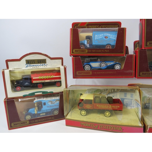 1084 - 8 Matchbox models of Yesteryear and 1 Days gone diecast vehicles.