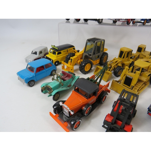 1085 - Selection of diecast vehicles to include Norscot CAT vehicles, Joal etc