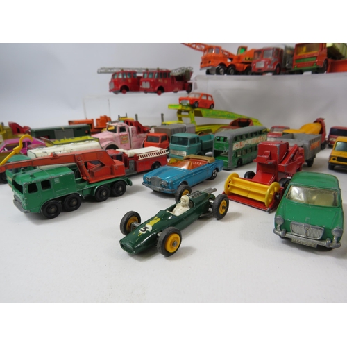 1087 - Vintage playworn vehicles Lesney, Matchbox etc.