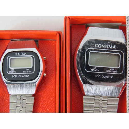 286A - Matched pair of His & Hers, Quartz Contima watches with original boxes plus watches by  Avia & Rotar... 