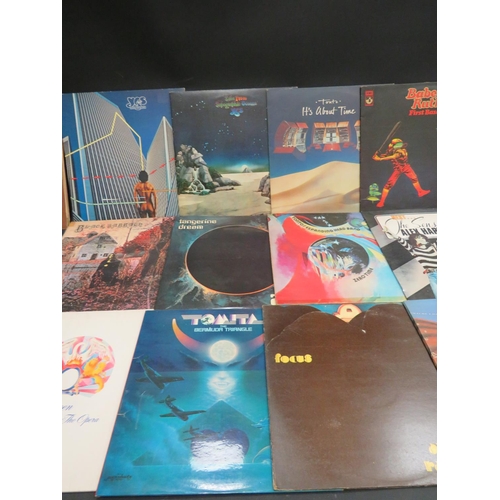 826 - Fifteen Vinyl Rock & Pop LP's by Yes, Tangerine Dream, Tonto, Babe Ruth, Alex Harvey Band, Osibisa, ... 