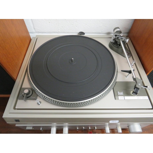 998 - Mixed HI Fi lot to include a Dual 505 Belt drive Turntable, a JVC Stereo Integrated Amplifier plus t... 