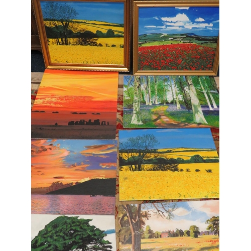 1033 - Good Selection of Original Artwork by Mr Geoffrey Neilson. See photos. S2