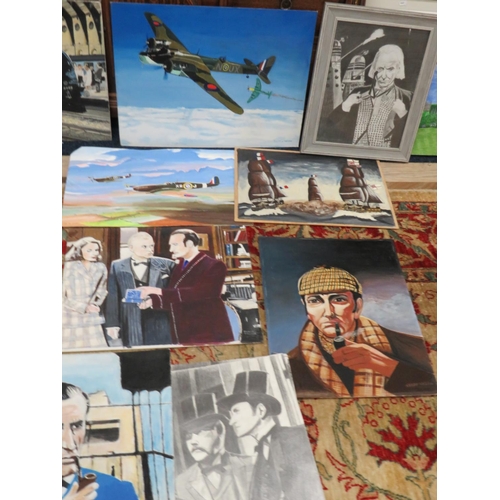 1037 - Good Selection of Original Artwork by Mr Geoffrey Neilson. See photos. S2