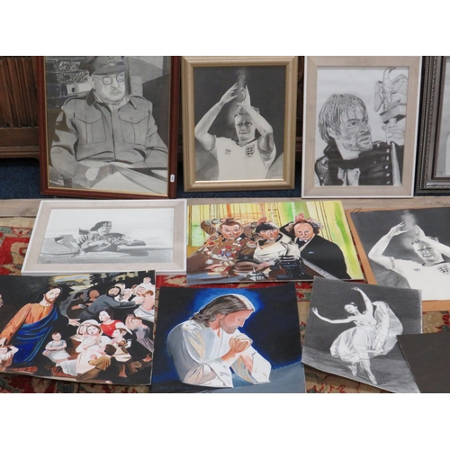 1039 - Good Selection of Original Artwork by Mr Geoffrey Neilson. See photos. S2