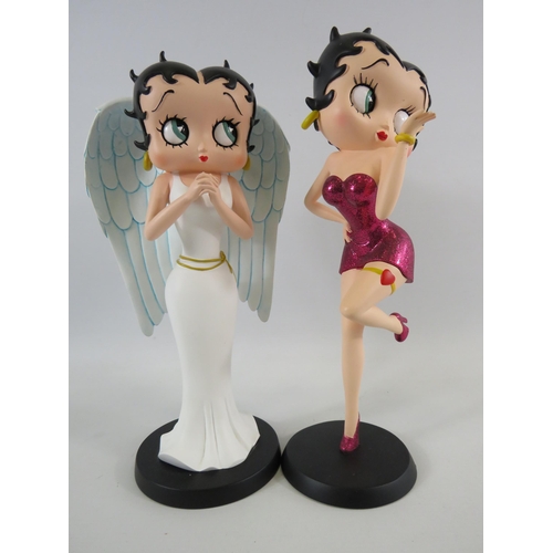 32 - 2 x Kings Feature syndicate Betty boop figurines the tallest measures approx 12