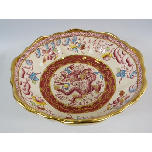 64 - Masons Ironstone Compton Woodhouse The Masons Year of the Dragon bowl Limited edition no 62 of 495. ... 