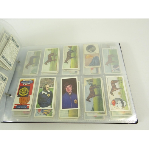 194 - Album of Cigarette cards containing various sets see pics.