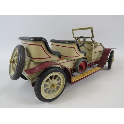 1 - Mamod Steam powered Rolls Royce model. Measuring 15 inches long x 7 inches tall with custom made woo... 