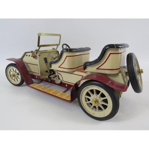 1 - Mamod Steam powered Rolls Royce model. Measuring 15 inches long x 7 inches tall with custom made woo... 