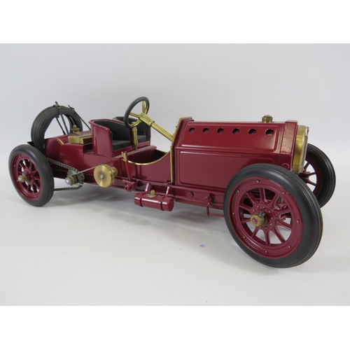 10 - Mamod Steam powered model of a 1907 Fiat 28- 40HP Targa Florio Corsa. Comes with custom made wooden ... 