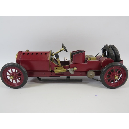 10 - Mamod Steam powered model of a 1907 Fiat 28- 40HP Targa Florio Corsa. Comes with custom made wooden ... 