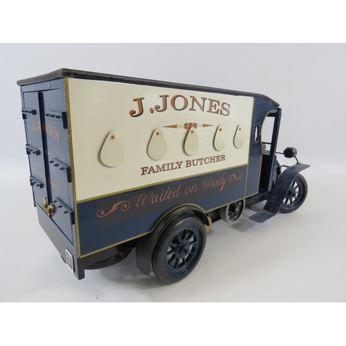 11 - Mamod Steam powered model of Corporal Jones's Dad's Army Butchers van. Comes with custom made wooden... 