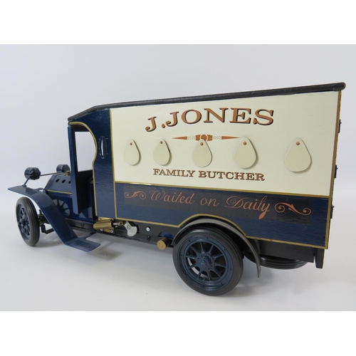 11 - Mamod Steam powered model of Corporal Jones's Dad's Army Butchers van. Comes with custom made wooden... 