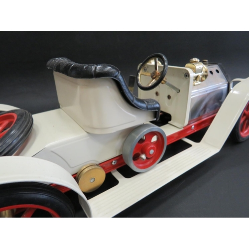 12 - Mamod Steam powered model of a Steam Roadster SE1 car. Comes with original box (box in tatty conditi... 