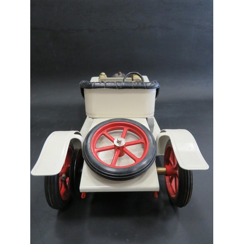 12 - Mamod Steam powered model of a Steam Roadster SE1 car. Comes with original box (box in tatty conditi... 