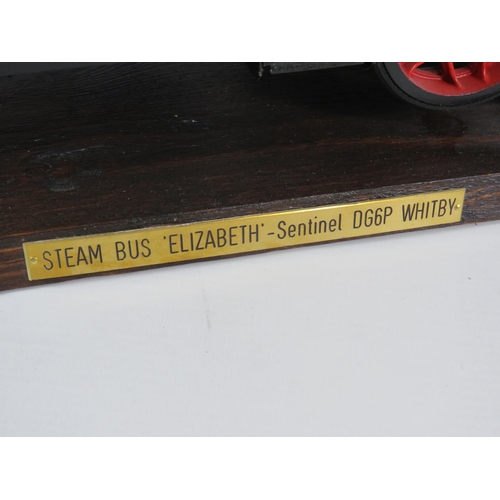 13 - Mamod Steam powered model of a Sentinal DG-6P Whitby Steam Bus called 'Elizabeth'  Comes with wooden... 