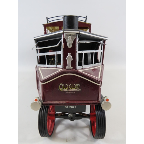 13 - Mamod Steam powered model of a Sentinal DG-6P Whitby Steam Bus called 'Elizabeth'  Comes with wooden... 