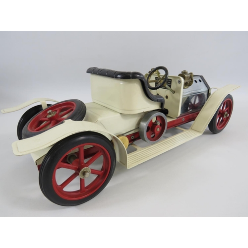 14 - Mamod Steam powered model of a Steam Roadster SE1 car. Comes with original box (box in tatty conditi... 