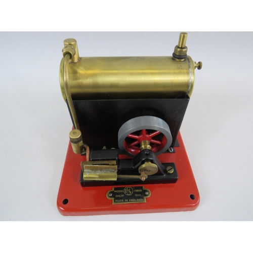 21 - 1950's SEL Model 1540 Stationary Steam Engine. With original box and papers. See photos for conditio... 