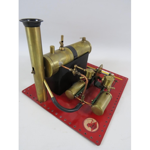 30 - 1930's Bowman stationary steam engine.  model M122.  See photos for condition.