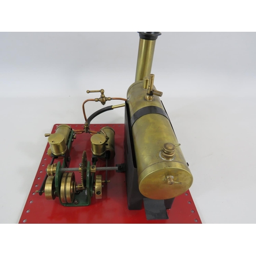 30 - 1930's Bowman stationary steam engine.  model M122.  See photos for condition.