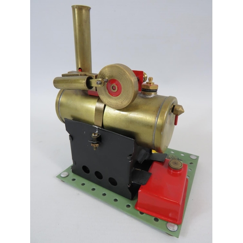 38 - 1946/50 Bowmans model PW202 Stationary Steam Engine. Measures 6 x 5 inches.   See photographs for co... 