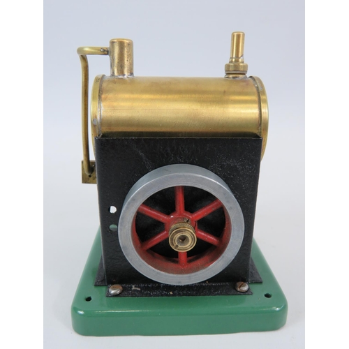 39 - 1950's SEL model 1520 Minor Stationary Steam Engine. Measures 4.5 x 3.5 inches. See photos for condi... 