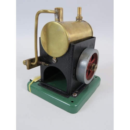 39 - 1950's SEL model 1520 Minor Stationary Steam Engine. Measures 4.5 x 3.5 inches. See photos for condi... 