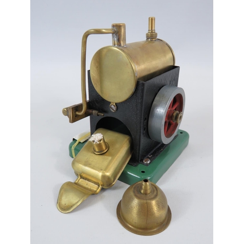 39 - 1950's SEL model 1520 Minor Stationary Steam Engine. Measures 4.5 x 3.5 inches. See photos for condi... 