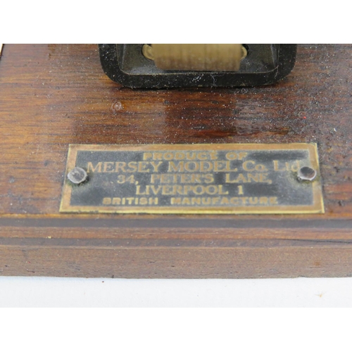 42 - Mersey Model Company (Liverpool) Model number 51 stationary steam engine mounted on wooden base with... 