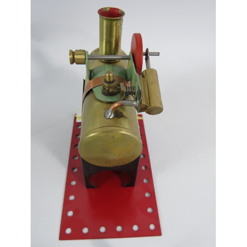 51 - 1940's Mamod MM1 Minor Stationary Steam Engine. Original box. See photos for condition.