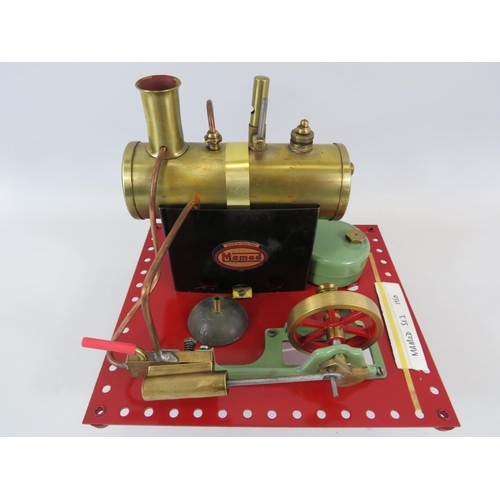 62 - 1950 Mamod SE2 Stationary Steam Engine. . 6 x 7 inches. See photos for condition.