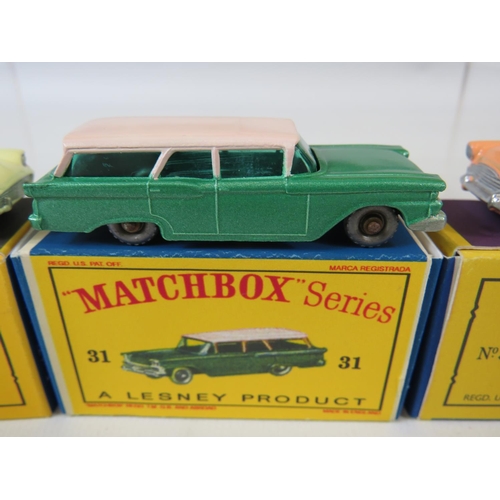 80 - Six boxed UK Matchbox models. See photos for details and condition.