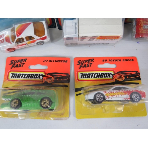 103 - Selection of Matchbox cars in Blister packs to include Superfast. See photos.