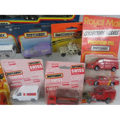 110 - Selection of Matchbox die Cast models in blister packs in unused condition. See photos.