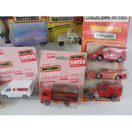 110 - Selection of Matchbox die Cast models in blister packs in unused condition. See photos.