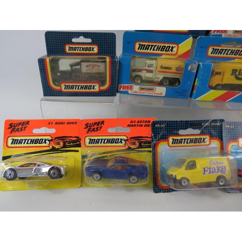 111 - Selection of Eleven Die cast Matchbox models in boxes and blister packs in unused condition. See pho... 