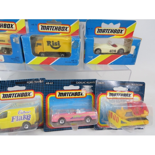 111 - Selection of Eleven Die cast Matchbox models in boxes and blister packs in unused condition. See pho... 