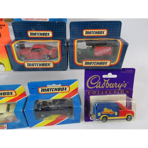 112 - Selection of Ten Die cast Matchbox models in boxes and blister packs in unused condition. See photos... 