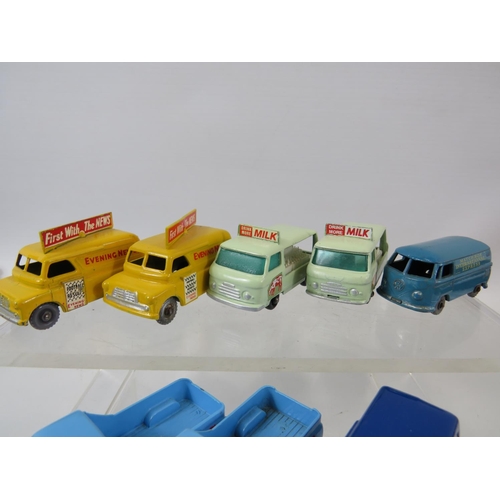 114 - Selection of UK made Vintage Matchbox Delivery Vans. All in very light playworn condition. No boxes.... 