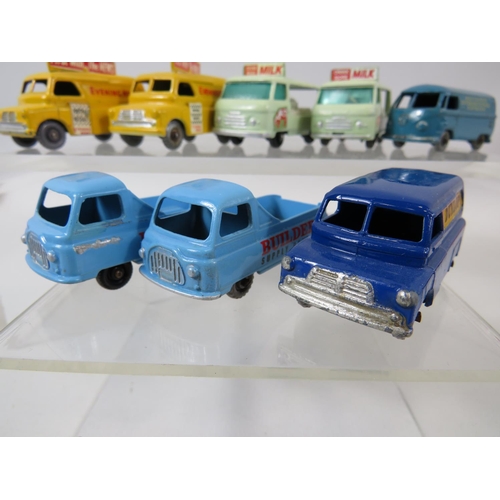 114 - Selection of UK made Vintage Matchbox Delivery Vans. All in very light playworn condition. No boxes.... 