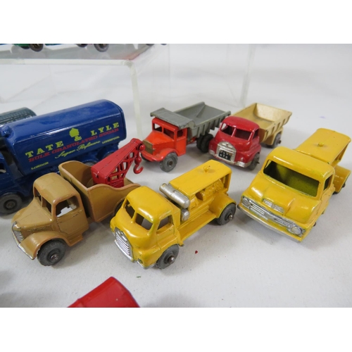 115 - Selection of 20 Vintage Uk made Matchbox commercial vehicle models.  All in very light playworn cond... 