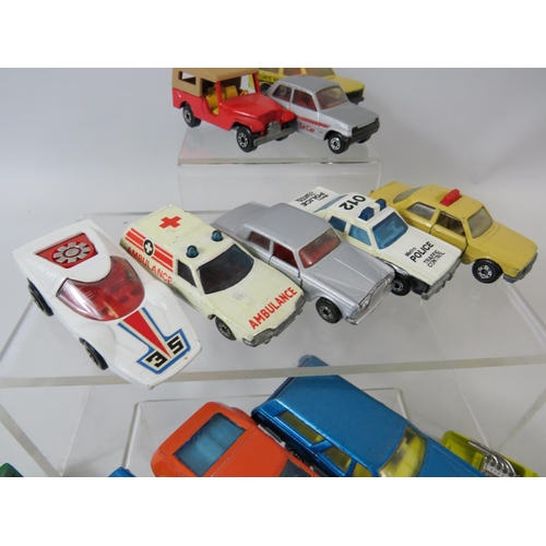 126 - Selection of 25 UK made assorted Matchbox Superfast models.  All in very light playworn condition. N... 