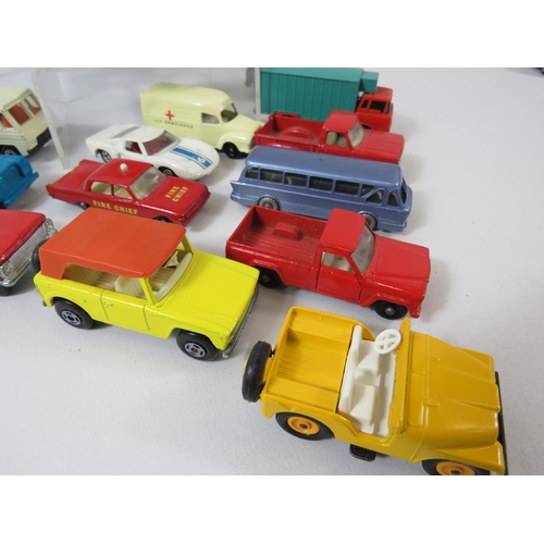 127 - Selection of 23 UK made assorted Matchbox Superfast models.  All in very light playworn condition. N... 