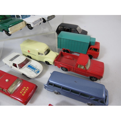 127 - Selection of 23 UK made assorted Matchbox Superfast models.  All in very light playworn condition. N... 